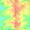 La Dehesa topographic map, elevation, terrain