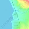 La Ballena topographic map, elevation, terrain