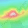Croagh Patrick topographic map, elevation, terrain