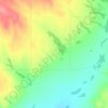 West Bench Hutterite Colony topographic map, elevation, terrain