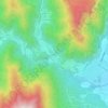 Valoje topographic map, elevation, terrain