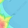 Pointe de la Garde topographic map, elevation, terrain