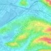 Prade topographic map, elevation, terrain