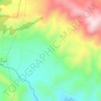 Espes topographic map, elevation, terrain