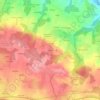 Kervoal topographic map, elevation, terrain