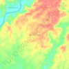Bukit Tinggi topographic map, elevation, terrain