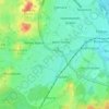 Ashurst Bridge topographic map, elevation, terrain