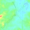 Burnell topographic map, elevation, terrain