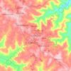Três Passos topographic map, elevation, terrain