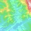 Huichaco topographic map, elevation, terrain