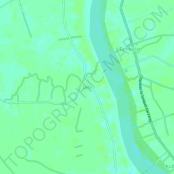 Lela topographic map, elevation, terrain