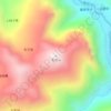 老君山 topographic map, elevation, terrain