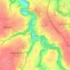 Traou Goaziou topographic map, elevation, terrain
