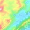 Cachoeira do Roncador topographic map, elevation, terrain