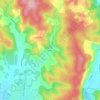 Niaudon topographic map, elevation, terrain
