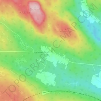 Anundsböle topographic map, elevation, terrain