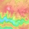 Cueva de Montesinos topographic map, elevation, terrain