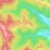 Rădoaia topographic map, elevation, terrain