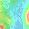 Hyak topographic map, elevation, terrain