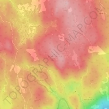 Tomasbodahöjden topographic map, elevation, terrain