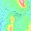 Betanzos topographic map, elevation, terrain