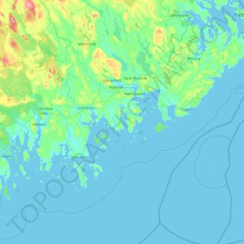 Despair Island topographic map, elevation, terrain