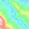 Weott topographic map, elevation, terrain