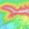 Le Corne topographic map, elevation, terrain