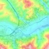 Villa Vomano topographic map, elevation, terrain