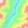 Puerto Saldaña topographic map, elevation, terrain