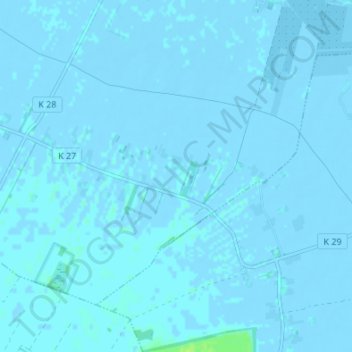 Asselermoor topographic map, elevation, terrain