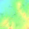 Banh topographic map, elevation, terrain