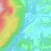 Glenhope topographic map, elevation, terrain