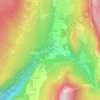 La Balme de Rencurel topographic map, elevation, terrain