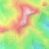 Pico do Calçado topographic map, elevation, terrain