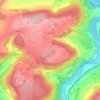 Affolter topographic map, elevation, terrain