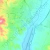 Tappeh Now Bari topographic map, elevation, terrain