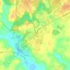 Great Mills topographic map, elevation, terrain