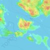 Älgö topographic map, elevation, terrain