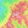 Peana topographic map, elevation, terrain