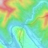 Paint Rock topographic map, elevation, terrain