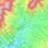 La Garita topographic map, elevation, terrain