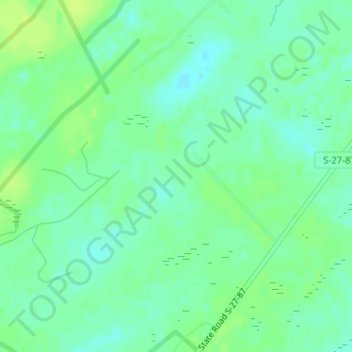 Gillison Branch topographic map, elevation, terrain