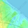 Ponte Metauro topographic map, elevation, terrain