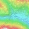Bertonio topographic map, elevation, terrain