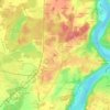 Kroit topographic map, elevation, terrain