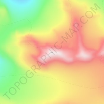 Mount Vinson topographic map, elevation, terrain