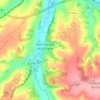 Le Lieu Fourneville topographic map, elevation, terrain