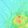 Meulunteren topographic map, elevation, terrain