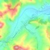 Villanova topographic map, elevation, terrain